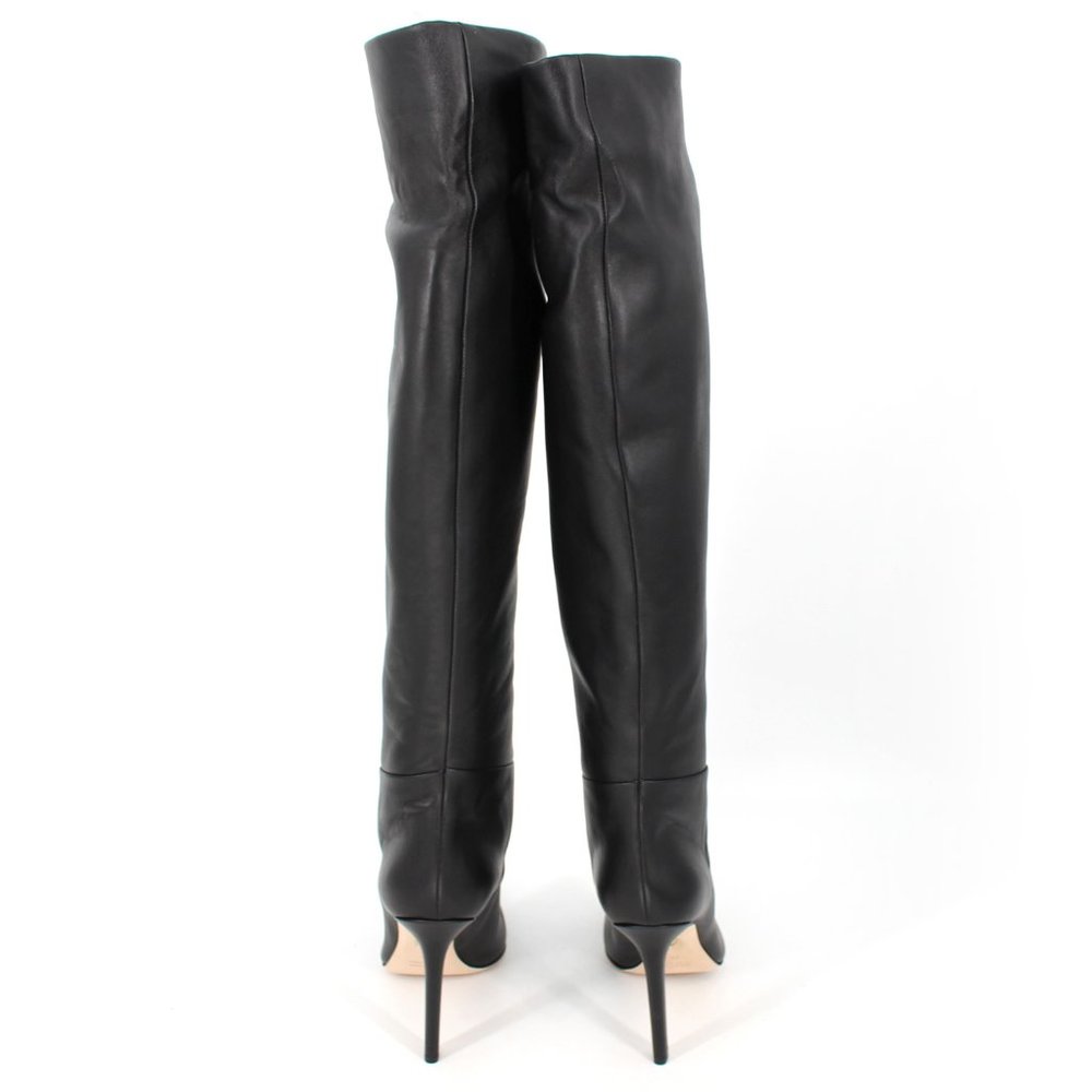 NEW Tamara Mellon Icon 105 Nappa Leather Knee High Heeled Boots Point Toe 41 - Picture 6 of 9